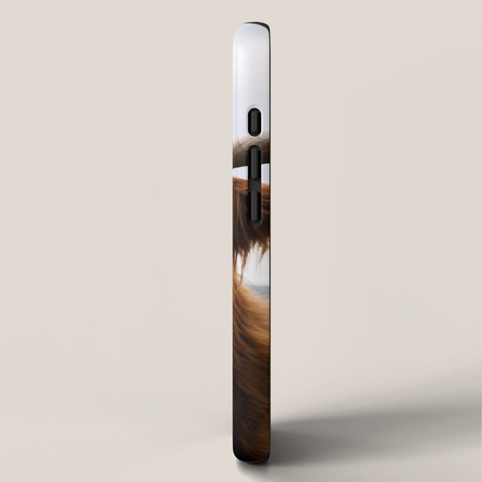 Scottish Highland Cattle Portrait iPhone Case Gallery Image 2