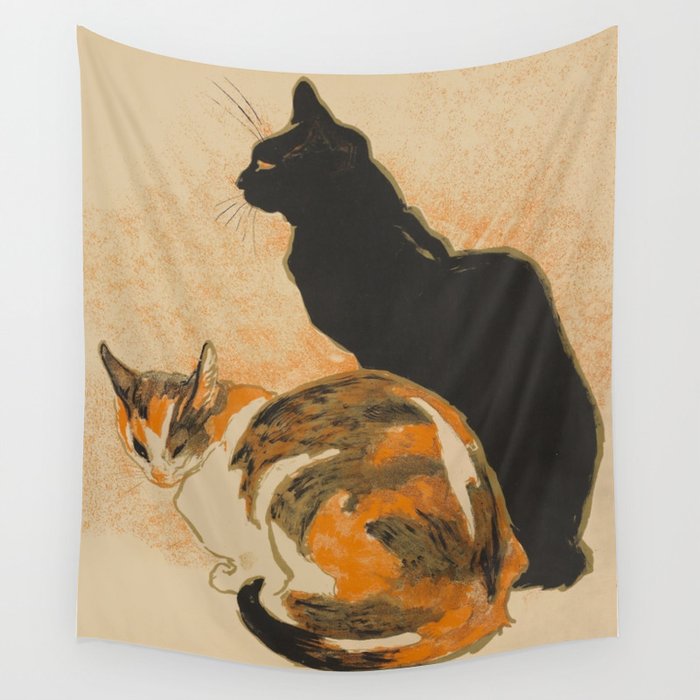 At the Bodiniere Théophile-Alexandre Steinlen 1894 Cat Ink Illustration Wall Tapestry Gallery Image 4