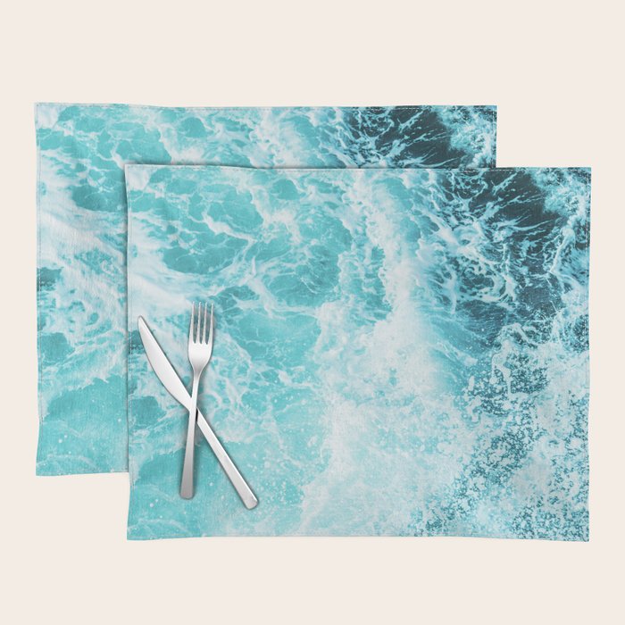 Perfect Sea Waves Placemat Gallery Image 1