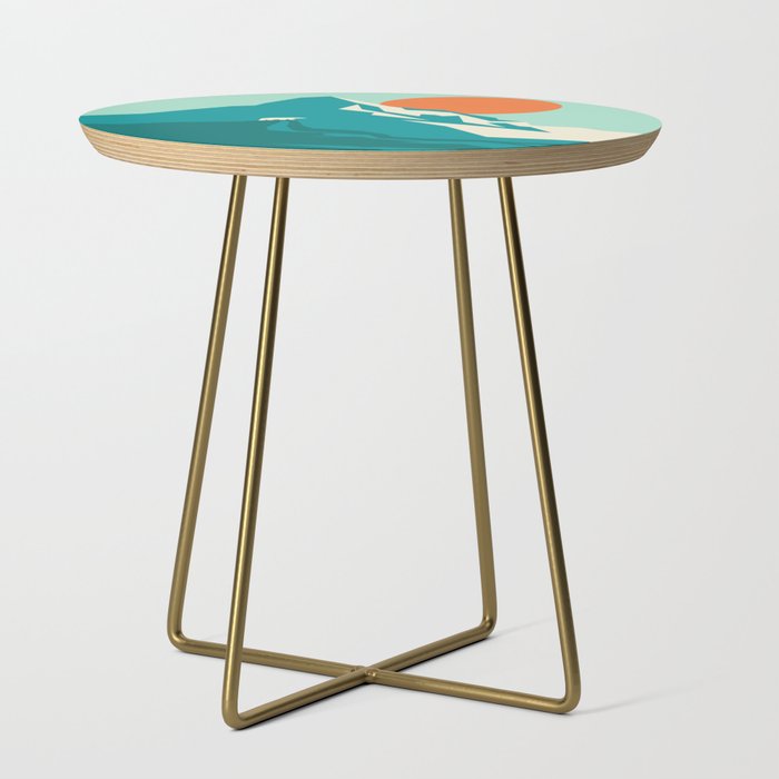 As the sun rises over the peak Side Table Gallery Image 1