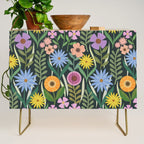 Wildflower Garden - Dark Credenza Gallery Image 1