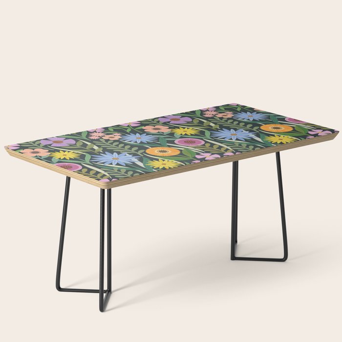 Wildflower Garden - Dark Coffee Table Gallery Image 1
