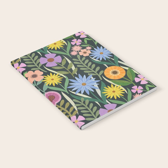 Wildflower Garden - Dark Notebook Gallery Image 2