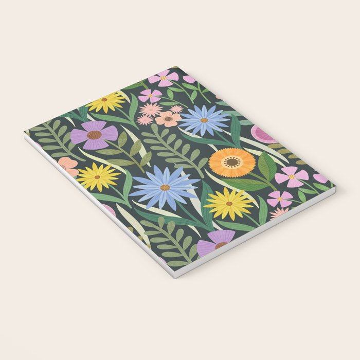 Wildflower Garden - Dark Notebook Gallery Image 3