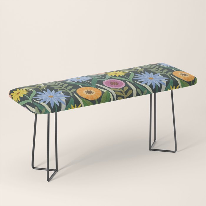Wildflower Garden - Dark Bench Gallery Image 1