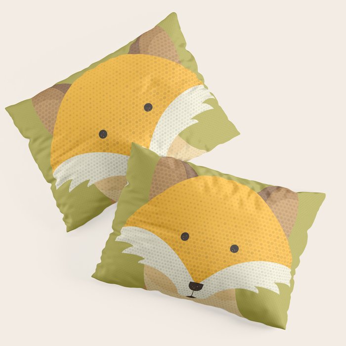 Whimsy Red Fox Pillow Sham Gallery Image 3