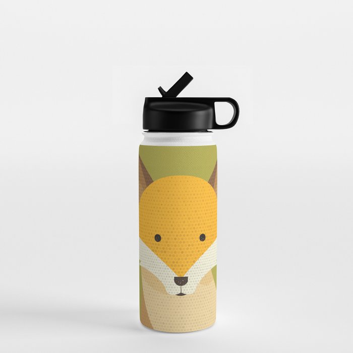 Whimsy Red Fox Water Bottle Gallery Image 1