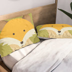 Whimsy Red Fox Pillow Sham Gallery Image 2