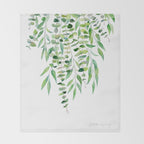 Mixed Eucalyptus  Throw Blanket Gallery Image 2