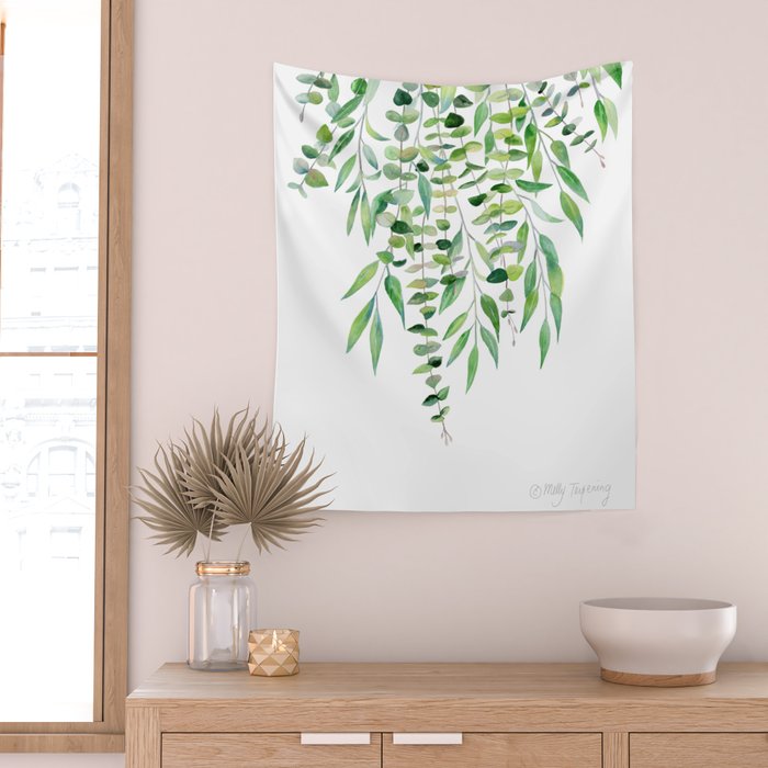 Mixed Eucalyptus  Wall Tapestry Gallery Image 2