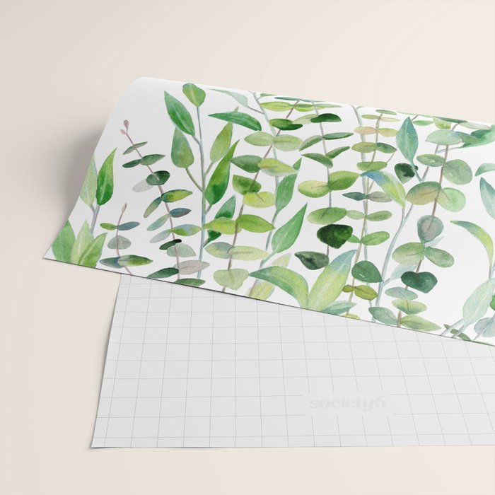 Mixed Eucalyptus  Wrapping Paper Gallery Image 2