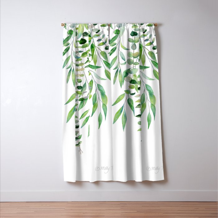 Mixed Eucalyptus  Window Curtain Gallery Image 3