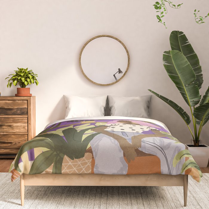 Pink Hair Beauty Comforter Gallery Image 3