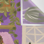 Pink Hair Beauty Wall Tapestry Gallery Image 3