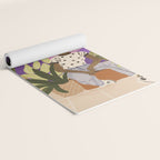 Pink Hair Beauty Yoga Mat Gallery Image 2
