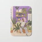 Pink Hair Beauty Bath Mat Gallery Image 1