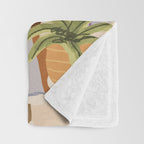 Pink Hair Beauty Throw Blanket Gallery Image 3