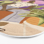 Pink Hair Beauty Bath Mat Gallery Image 3