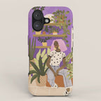 Pink Hair Beauty iPhone Case Gallery Image 1