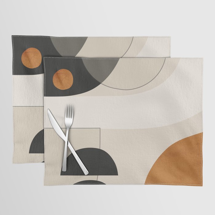 Abstract Minimal Shapes 133 Placemat Gallery Image 1