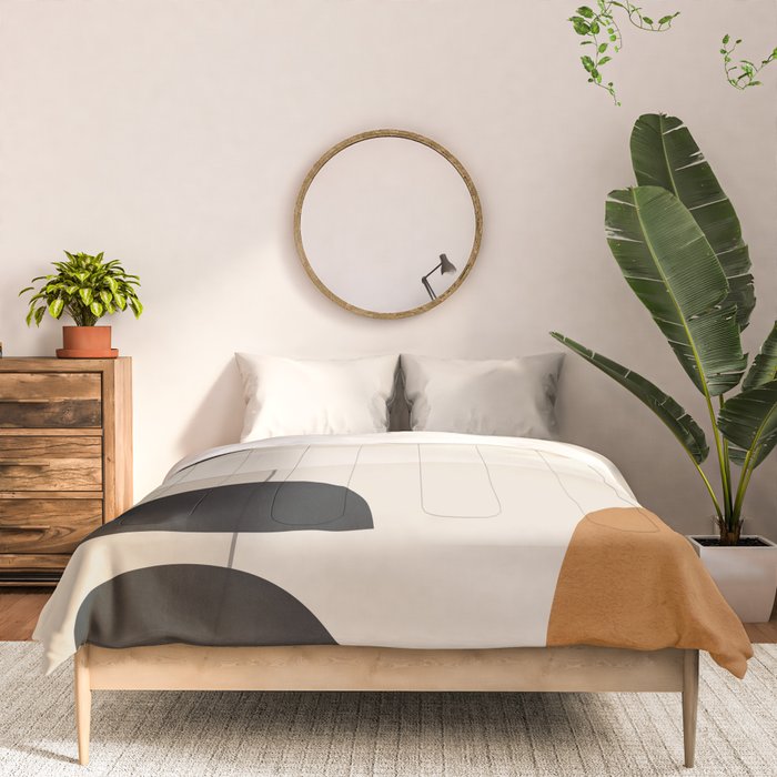 Abstract Minimal Shapes 133 Comforter Gallery Image 3