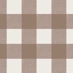 Gingham Cloth / Mocha Checks Coffee Mug Gallery Image 2