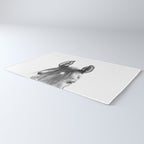 peekaboo horse, bw horse print, horse photo, equestrian print, equestrian photo, equestrian decor Rug Gallery Image 3