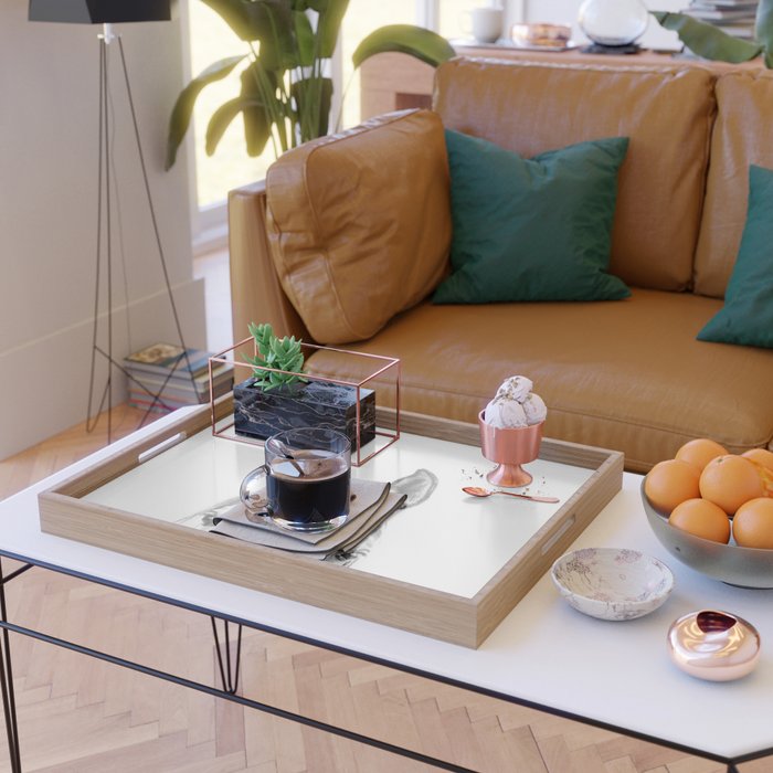 peekaboo horse, bw horse print, horse photo, equestrian print, equestrian photo, equestrian decor Serving Tray Gallery Image 2