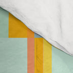 Mint Stripe Grid Comforter Gallery Image 4