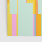 Mint Stripe Grid Poster Gallery Image 3