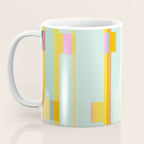 Mint Stripe Grid Coffee Mug Gallery Image 3
