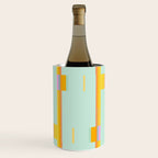Mint Stripe Grid Wine Chiller Gallery Image 1