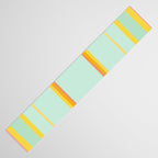 Mint Stripe Grid Table Runner Gallery Image 3