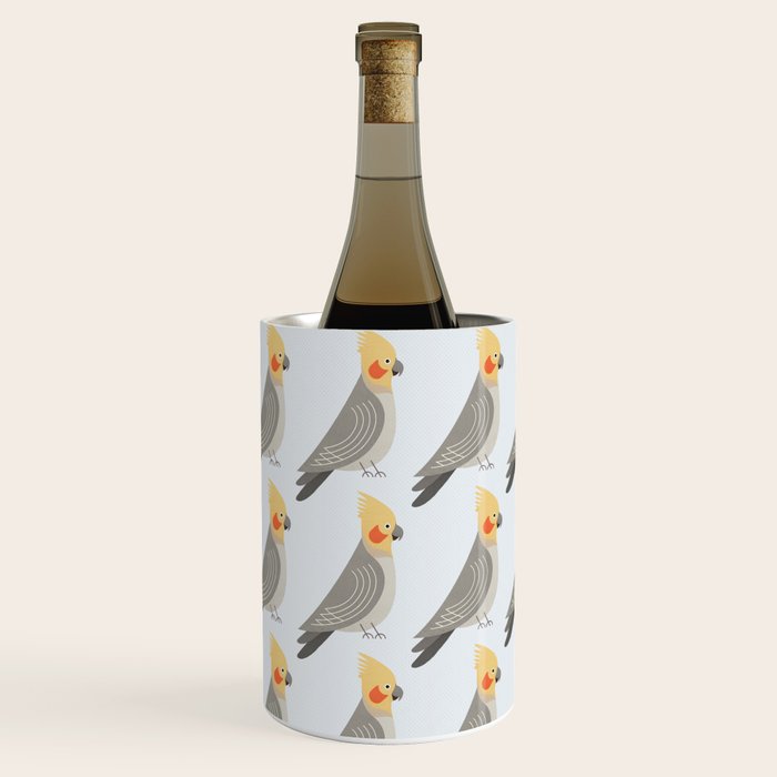 Whimsy Cockatiel Wine Chiller Gallery Image 2