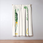 Spring Bouquet Watercolor Botanical Window Curtain Gallery Image 3