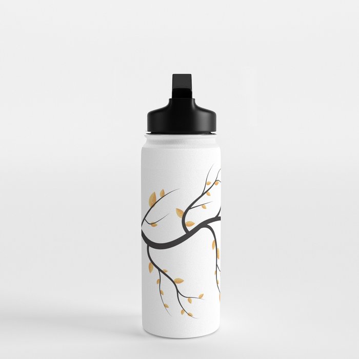 golden leaves Water Bottle Gallery Image 3