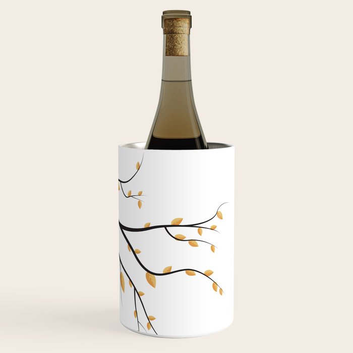 golden leaves Wine Chiller Gallery Image 3
