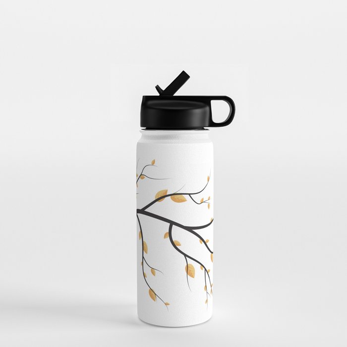 golden leaves Water Bottle Gallery Image 1
