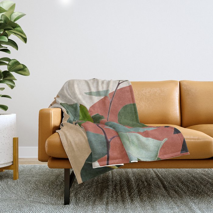 Nature Geometry 17 Throw Blanket Gallery Image 1