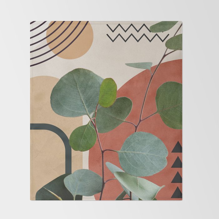 Nature Geometry 17 Throw Blanket Gallery Image 2