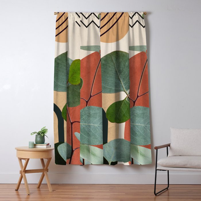 Nature Geometry 17 Window Curtain Gallery Image 1
