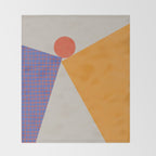 Red Circle #2 Throw Blanket Gallery Image 2