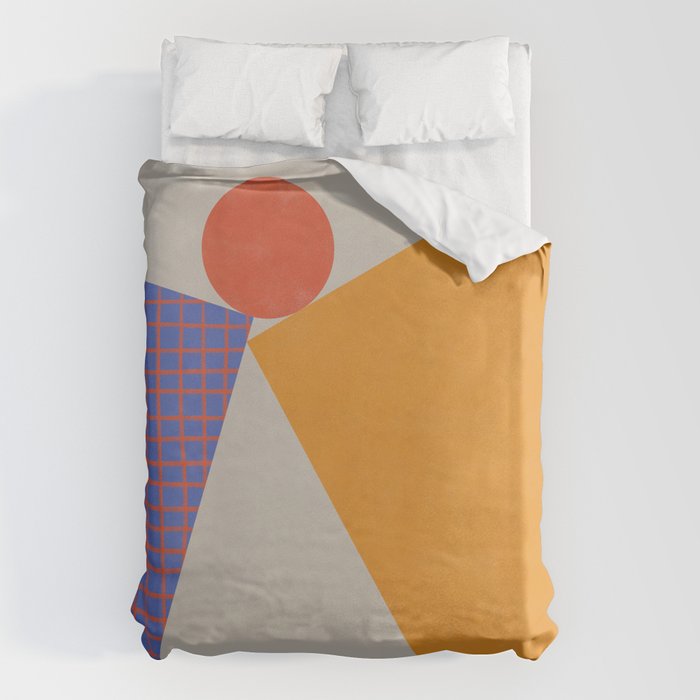 Red Circle #2 Duvet Cover Gallery Image 6