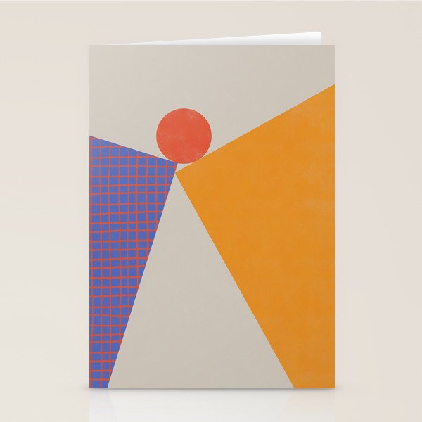 Red Circle #2 Stationery Card Gallery Image 1