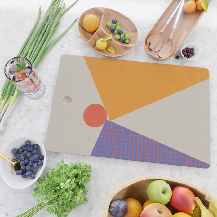 Red Circle #2 Cutting Board Gallery Image 2