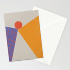 Red Circle #2 Stationery Card Gallery Image 2