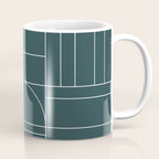 Deco Geometric 04 Teal Coffee Mug Gallery Image 1