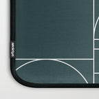 Deco Geometric 04 Teal Laptop Sleeve Gallery Image 3