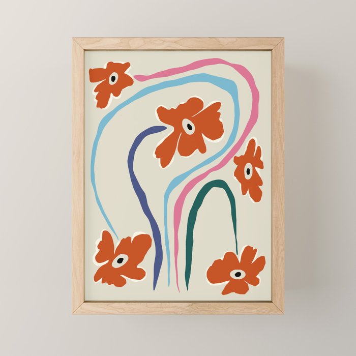The string flower Mini Art Print Gallery Image 1