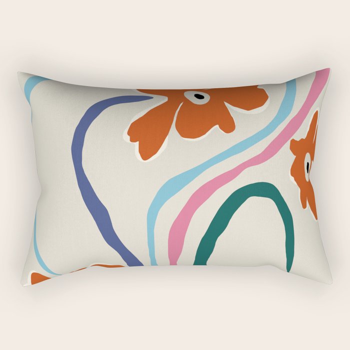 The string flower Rectangular Pillow Gallery Image 2